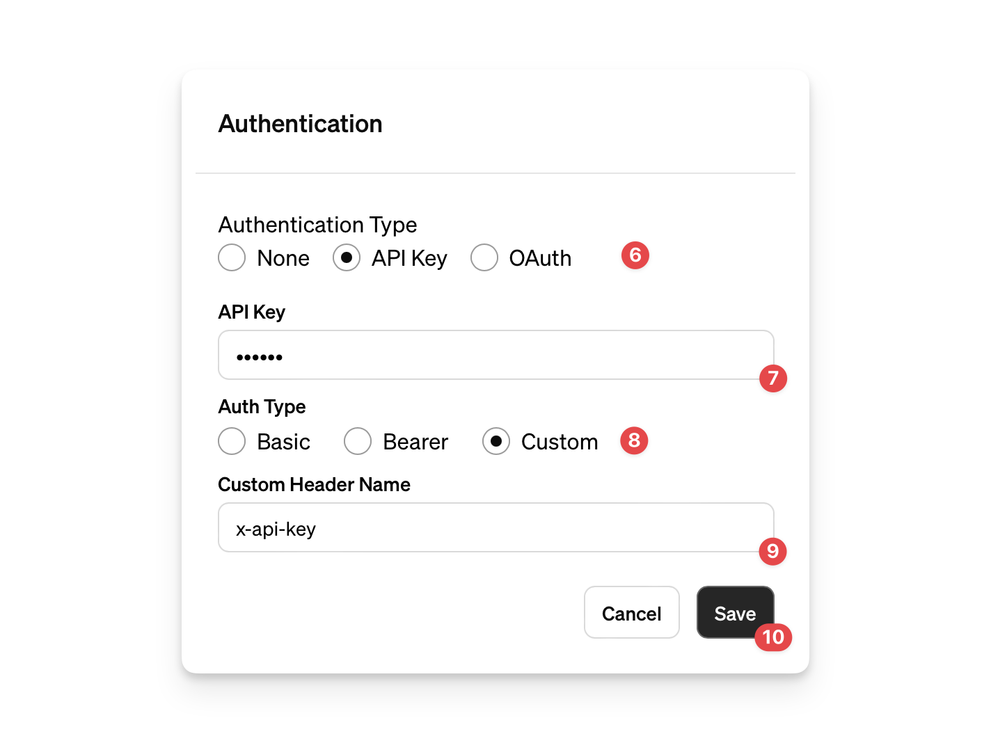 Actions configuration in GPT